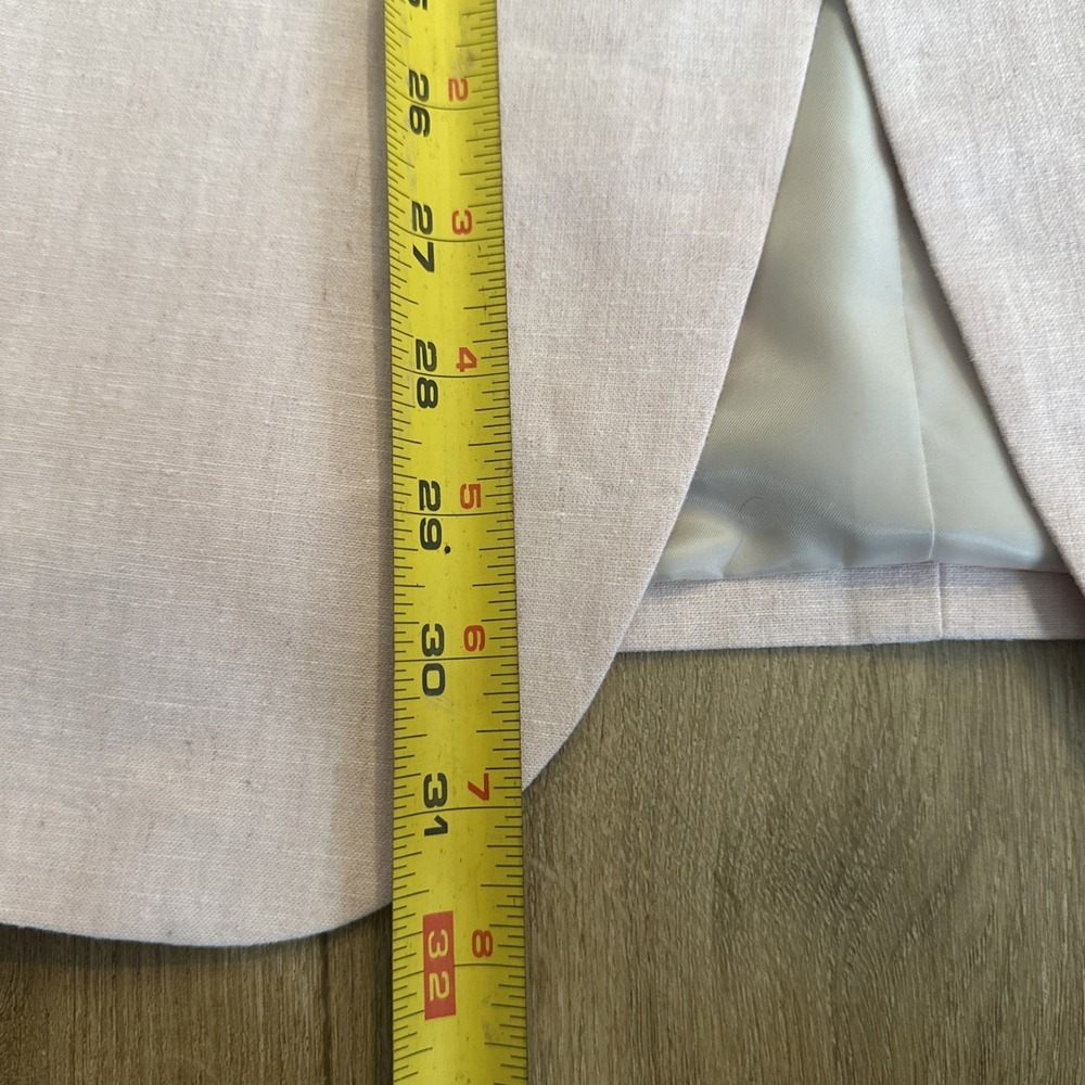 Kenneth Cole Men's Linen Blend 2pc Suit Pink Preppy Prom 40L/33W NWT - Picture 7 of 15